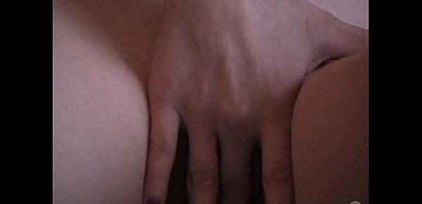  Redhead fingers pierced pussy in cheap apartment